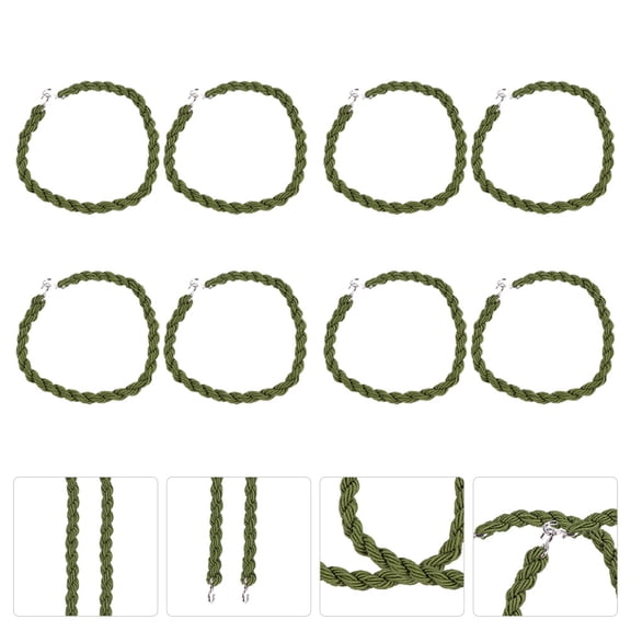YSNOOWE Adjustable Leg Strap Camping Leggings Rope Green 4Pcs
