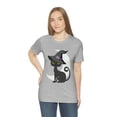 thumbnail image 5 of Bella Canvas 3001 Halloween Cat Shirt, Witchy Cat Bella Luna T-Shirt, 5 of 10