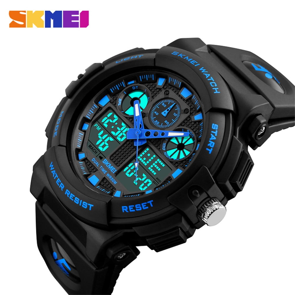 skmei dual time watch price