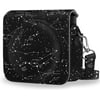 Protective Case Compatible with Fujifilm Instax Square SQ6 Instant Film Camera - Premium PU Leather Bag Cover with Removable Adjustable Strap, Constellation