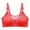 Red, variant on Bigersell Women T-Shirt Bra Mesh V-Neck Cami Bra Breathable Comfort Padded Wireless Bra without Underwire Everyday Sports Bras Underwear Seamless Wire-Free Soft Bra S32-3232