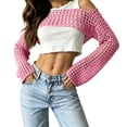thumbnail image 2 of Women's Cropped Knit Shrug Top Lightweight Bell Sleeve Summer Cover-Up, Soft Breathable Cropped Cardigan Shrug for Casual & Beach, Cropped Shrug Women, 2 of 6