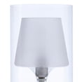 thumbnail image 2 of Hurricane Table Lamp with Frosted Glass Shade, Clear- Saltoro Sherpi, 2 of 5