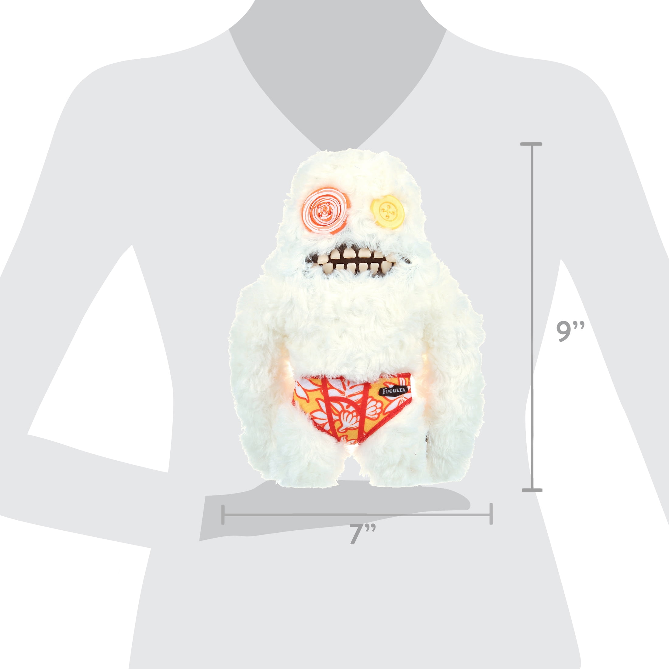 Budgie Fuggler Sasquoosh - White - Walmart.com
