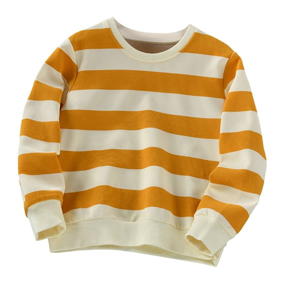 KPOPLK Fleece Pullover Hoodie Little Kid to Big Kid Sizes (4-18-44)(4-5 Years,Yellow)