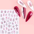 thumbnail image 1 of Letras rusas Nail Art Sticker Decal 3D Año Nuevo Slider Nail Design Nail Art Decoración Accesorios Papel de manicura LECA608-653 Tan Jianjun unisex, 1 of 2