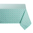 thumbnail image 1 of Mantel DII Lattice 152x213 cm Algodón Aqua, 1 of 9
