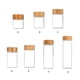 thumbnail image 3 of Cateissary Bien frescura de los tarros de especias de vidrio para condimentos con organizador de especias de materiales de vidrio premium sellado Organizadores de utensilios de cocina 47*90 100ml, 3 of 6