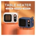 thumbnail image 2 of 1000W Electric Heater PTC Ceramics Desktop Portable Electric Heater Mini Warmer Machine Household Air Blower Heater Radiator ,Warm Any Angle, 2 of 7