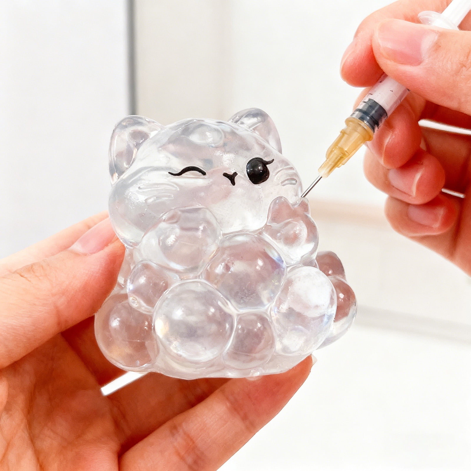 Bear Squeeze Toys, Cute Sensory Stress Balls for Anxiety Relief, Taba Squeeze Balls Fidget Toys for Adult
