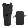 thumbnail image 2 of Funda de neopreno aislante con funda y correa ajustable, elegante funda térmica negra para botella de agua, 2 of 8