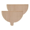 thumbnail image 6 of GINTBN Wooden Pizza Peel,Half Round Solid Wood Pizza Board Wooden Pizza Paddle for Perfect Cheese & Baking - Oven Special Tool, 2pcs Jahhsay®, 6 of 8