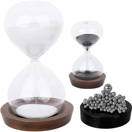 Hourglass Sand Timer -Magnetic Sculpture Office Desk Decompression
