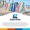 thumbnail image 7 of Kaufman - Large Beach Towels | 30" x 60" Terry Cabana Striped Beach Towels | Absorbent, Quick-Drying | 100% Cotton Thick Beach Towels (4 Pack), 7 of 7