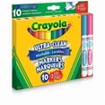 thumbnail image 3 of Crayola Ultra Clean - Marqueurs Lavables à Pointe Grand, Marqueurs à Pointe Grand, 3 of 4