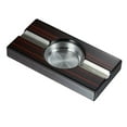 thumbnail image 1 of Visol VASH705A Windsor Macassar Ebony Wood Cigar Ashtray, 1 of 1