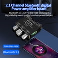 thumbnail image 2 of Amdohai 2.1 Channel BT 5.1 Digital Audio Amplifier Board Module High and Low Tone Subwoofer Support AUX Audio Input U disk, 2 of 8