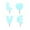 Blue #2, variant on Vaidha 1 SET Plastic Thickened Adhesive Hook Hook Clothes Hook Strong Hook