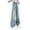 1#Blue, variant on Kiijoy Little Girls Pull On Baggy Jeans Loose Fit Straight Leg Denim Pants, Sizes 5-6