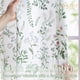 thumbnail image 5 of Cortina Jinchan Cocina de Lino para Ventana Pequeña 61x24 cm Floral Verde, 5 of 9