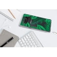 thumbnail image 3 of DistinctInk Clear Shockproof Hybrid Case for Samsung Galaxy Note 8 - TPU Bumper, Acrylic Back, Tempered Glass Screen Protector - Green Tropical Leaves, 3 of 9