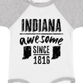 thumbnail image 4 of Inktastic Indiana Awesome Since 1816 Boys or Girls Baby Bodysuit, 4 of 5