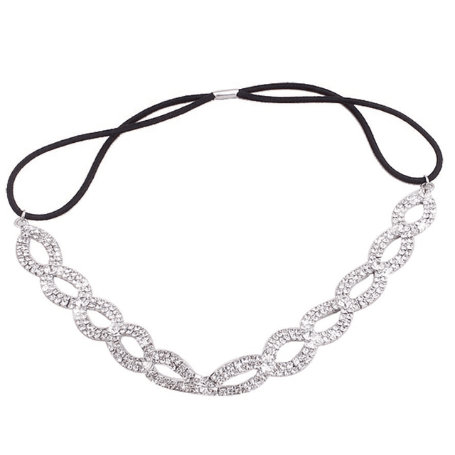 Corona de diadema con diamantes de imitación de moda para primera comunión, boda, desfile
