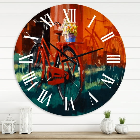 Designart 1 in Vintage Wall Clock