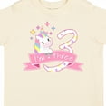 thumbnail image 4 of Inktastic I'm Three Cute Unicorn 3rd Birthday Boys or Girls Toddler T-Shirt, 4 of 5