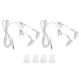 thumbnail image 1 of 2 Pcs Wired Earphones IP68 Waterproofing Noise Isolation Clear Quality Sound 3.5mm Wired Earbuds for MP3 Player Phone Tablet, 1 of 4