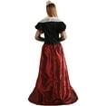 thumbnail image 2 of Costume de Reine Rouge Robe Royale Reine de Cœur Halloween Médiévale Cœurs Rouges, 2 of 6