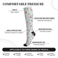 thumbnail image 4 of Picia Cute Flamingo Printed Sports Compression Socks - 15-20mmHg Graduated Compression, High-Performance Soft and Breathable Socks for Men and Women, 4 of 5