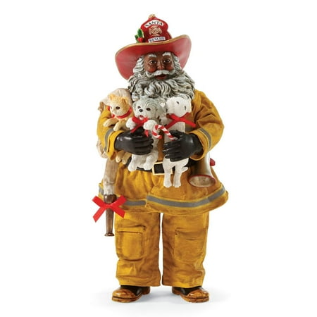 - Possible Dreams Sports and Leisure 4059839 Santa To The Rescue African American Clothtique Santa