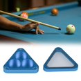 thumbnail image 3 of Blue Triangle Metal Pool Stick Chalk Holder Convenient Use Made of Aluminum, 3 of 9