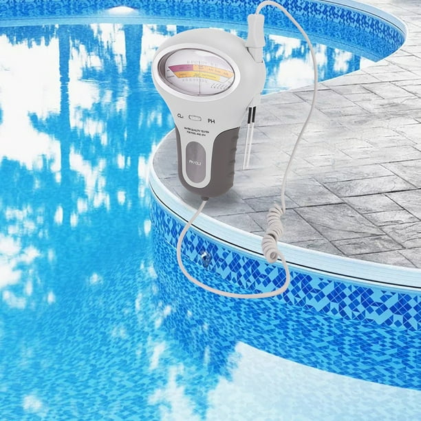 Testeur électronique de qualité de l'eau pH et chlore de piscine