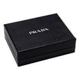 thumbnail image 5 of Prada Caramel Saffiano Leather Silver Triangle Logo Bifold Card Holder Wallet, 5 of 6