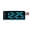 Black shell blue lig, variant on QueMer Projection Clock for Bedroom Ceiling, Alarm Clocks with 180° Rotatable Projector, Day of Week Temperature and Date