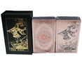 thumbnail image 5 of Cartas de tarot de lámina de oro rosa de plástico, estampado en caliente e impresión en color, cartas de juego de mesa impermeables de PVC de plástico, cartas por lotes, 5 of 5