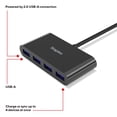 thumbnail image 6 of Staples TECH 4-Port USB 2.0 Hub Black (ST62379), 6 of 8