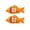 A002- Orange, variant on Cat Teeth Toys Interactive Cat Toys Silvervine Dental Sticks for Cats Cat Dental Care Orange 1 Piece