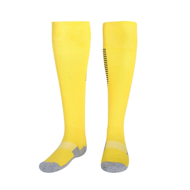 Calcetines hasta la rodilla de fútbol, 1 par/juego, calcetines de fútbol de tubo masculino para hombre, calcetines deportivos hasta la rodilla, artesanía Superior Jadeshay A