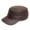 Coffee, variant on Leather Leather 100% Genuine Hat Man Young Winter Thin Section Flat Hat Sheepskin Berets Elderly Leisure Cap ,Unisex