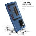 thumbnail image 3 of Dteck Case for Samsung Galaxy Note 20 Ultra/Note20 Ultra 5G 6.9-inch ,Shockproof Rubber Card Holder Leather Wallet Back Phone Kickstand Cover,Darkblue, 3 of 6