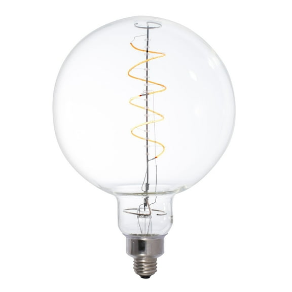 40W Equivalent Amber Light G63 Dimmable LED Grand Filament Globe Shaped Nostalgic Light Bulb