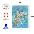 thumbnail image 2 of Toland Home Garden Snowy Nativity Religious Christmas Flag Double Sided 28x40 Inch, 2 of 5