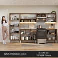thumbnail image 5 of Cocina Integral Completa Modular Madesa Emilly Con Tarja MG 8, 5 of 5
