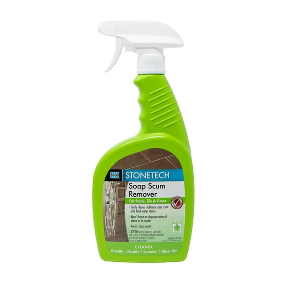 STONETECH® Soap Scum Remover, Cleaner for Natural Stone, 24oz Spray Bottle