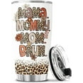 thumbnail image 3 of Tumbler 20 Oz With Lid And Straw, Day Mothers Women For Leopard Cheetah Print Funny Handle Mama Coffee Insulated Tumblers Mommy Mother Cups, Mom Gifts, Mom Bruh, 3 of 6
