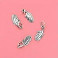 thumbnail image 2 of EOEMY 925 Sterling Silver Feather Charm Pendant A2936-1 Piece, 2 of 6