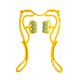 thumbnail image 5 of Ruifaya Rodillo masajeador de cuello colorido de plástico con gatillo para hombros NEWAU Relax Therapy, 5 of 6